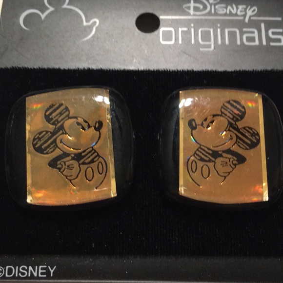 Vintage Disney originals Mickey Minnie Reflective Holographic Clip on earrings - Picture 4 of 11
